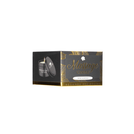 Erotische Massagekerze Rose Sojawachs und Kokos 100 g