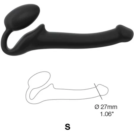 Schwarzer Strap-on-Me Anatomischer Umschnalldildo - (54,50&nbsp;€) | Poppers Express