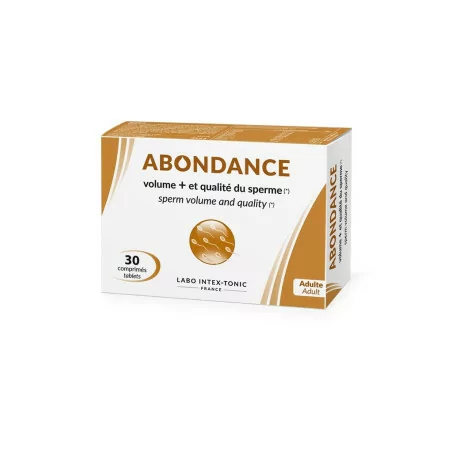 Abundance: cura para aumentar el volumen de semen (30 comprimidos) - Laboratoire Intex-Tonic (21,60&nbsp;€) | Poppers Express