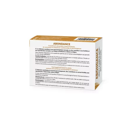 Abundance: cura para aumentar el volumen de semen (30 comprimidos) - Laboratoire Intex-Tonic (21,60&nbsp;€) | Poppers Express