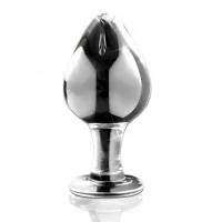 Unbreakable Glass Anal Plug - Icicles n°25