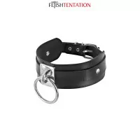 BDSM halsband met ring