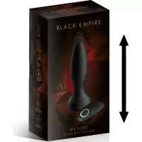 Plug anal va-et-vient télécommandé - My lord - Black Empire (78,35&nbsp;€) | Poppers Express