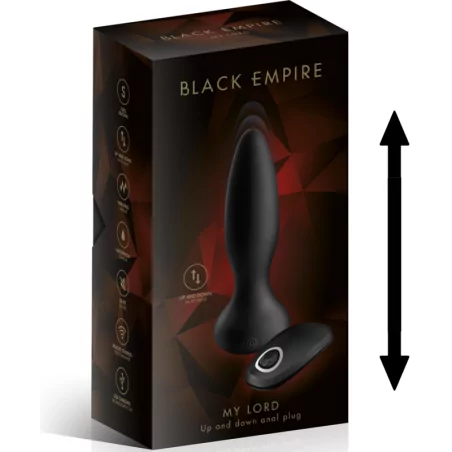 Plug anal vaivén con mando a distancia - My Lord - Black Empire (78,35&nbsp;€) | Poppers Express