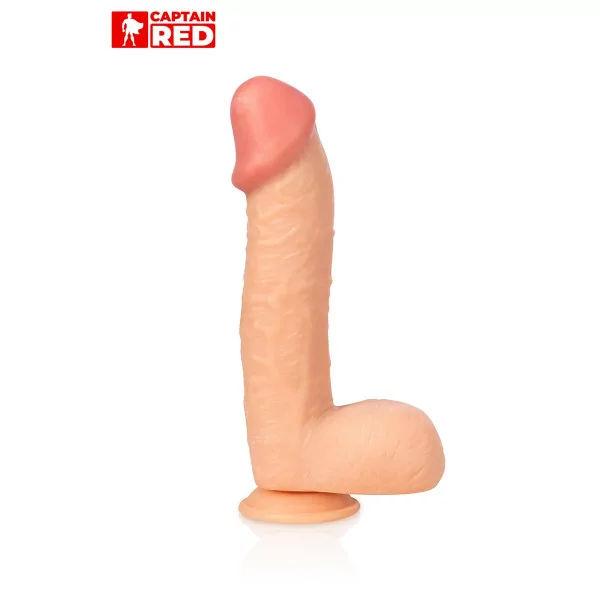 The Super - Gode XXL Réaliste 29 x 6,5 cm - Captain red (39,57&nbsp;€) | Poppers Express
