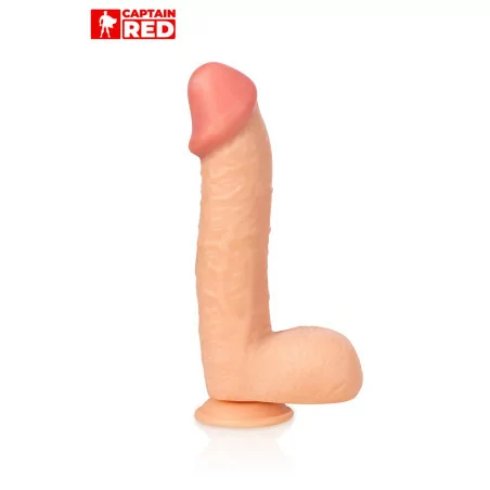 The Super - Gode XXL Réaliste 29 x 6,5 cm - Captain red (39,57&nbsp;€) | Poppers Express