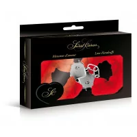 Esposas de metal con piel roja - (9,82&nbsp;€) | Poppers Express
