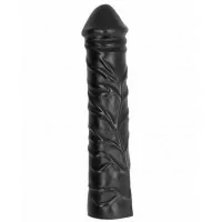 All Black Vinyl-Dildo Schwarz 33 x 6,5 cm - All Black (37,49&nbsp;€) | Poppers Express