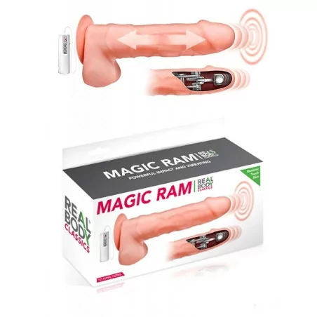 Heen en weer dildo 21 cm - Magic Ram - Real Body (€&nbsp;75,37) | Poppers Express
