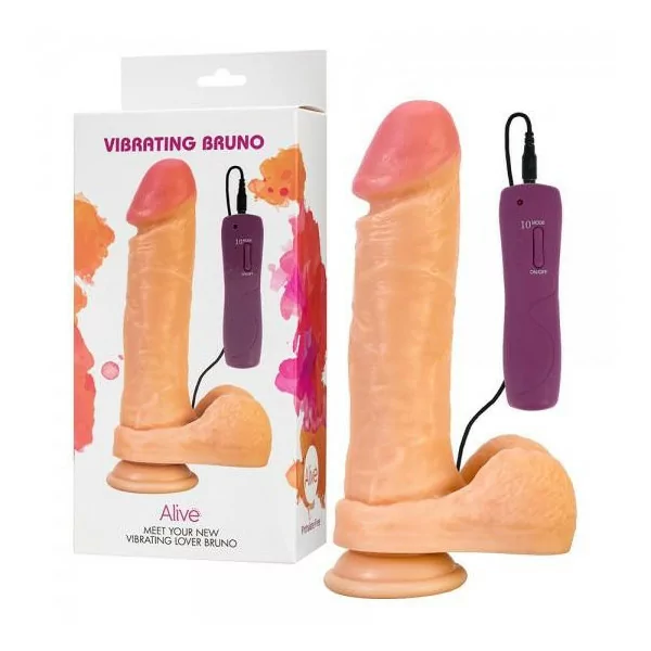 Dildo 10 Modos Vibradores 22cm - Bruno - Alive (28,76 €) | Poppers Express