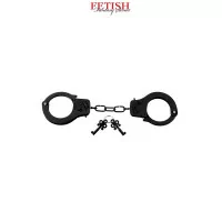 Menottes Métal Noires - Designer Cuffs - Pipedream (11,80 €) | Poppers Express