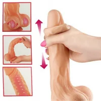 Ultra-realistische dildo 21cm met glijdende voorhuid - Real Brad - Real Body (€&nbsp;58,51) | Poppers Express