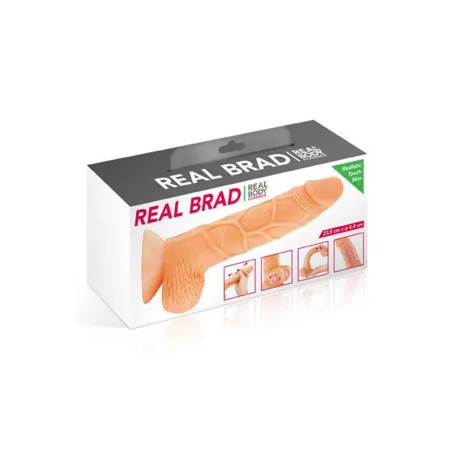 Ultrarealistischer Dildo 21 cm mit verschiebbarer Vorhaut - Real Brad - Real Body (58,51&nbsp;€) | Poppers Express