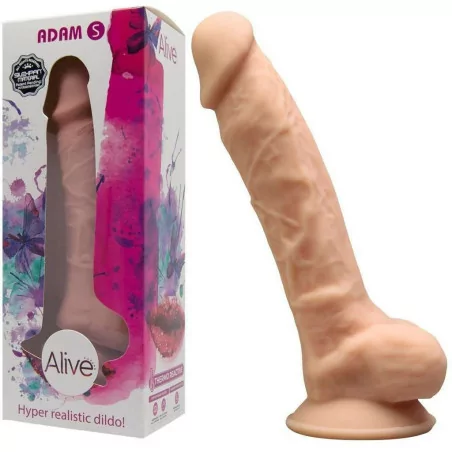 Adam 18cm - Realistische dildo met dubbele dichtheid - Alive (€ 25,90) | Poppers Express