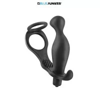 Cock ring and vibrating prostate stimulator