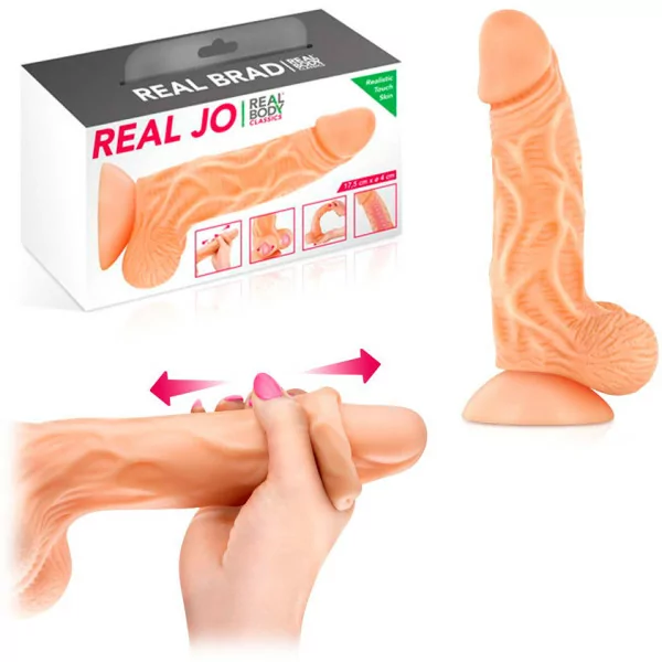 Consolador hiperrealista 18,9 cm con prepucio deslizante - Real JO - Real Body (58,51&nbsp;€) | Poppers Express