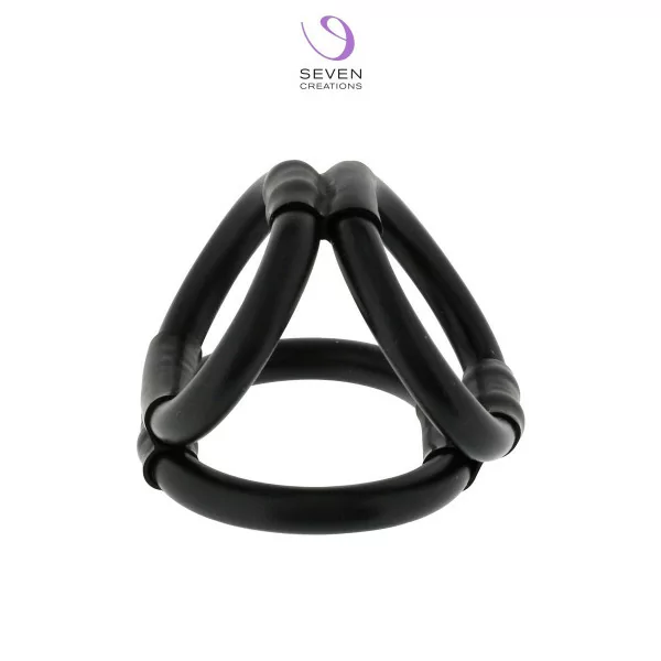 Tri3ring - Cockring Cage driedubbele ringen - Seven Créations (€&nbsp;12,79) | Poppers Express