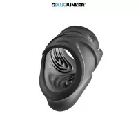 Vibrating USB-Rechargeable Masturbator – Compact Lines - Blue Junker (€31.90) | Poppers Express