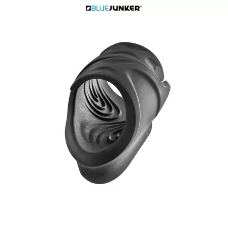 Vibrating USB-Rechargeable Masturbator – Compact Lines - Blue Junker (€31.90) | Poppers Express