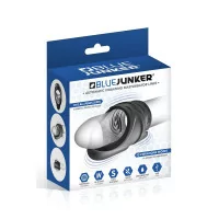 Vibrating USB-Rechargeable Masturbator – Compact Lines - Blue Junker (€31.90) | Poppers Express