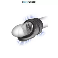 Vibrating USB-Rechargeable Masturbator – Compact Lines - Blue Junker (€31.90) | Poppers Express