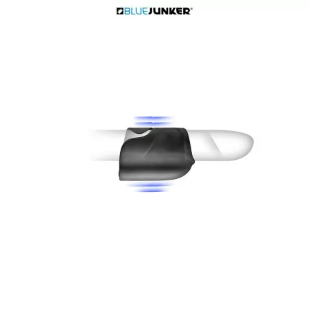 Vibrating USB-Rechargeable Masturbator – Compact Lines - Blue Junker (€31.90) | Poppers Express