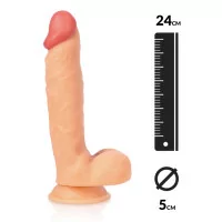 De Intense - Realistische dildo 24 x 5 cm