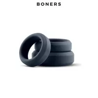 Kit of 3 Large Cockrings - Ergonomic & Resistant Large