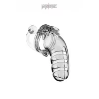 ManCage 12 Clear - Chastity Cage with Plug 14cm