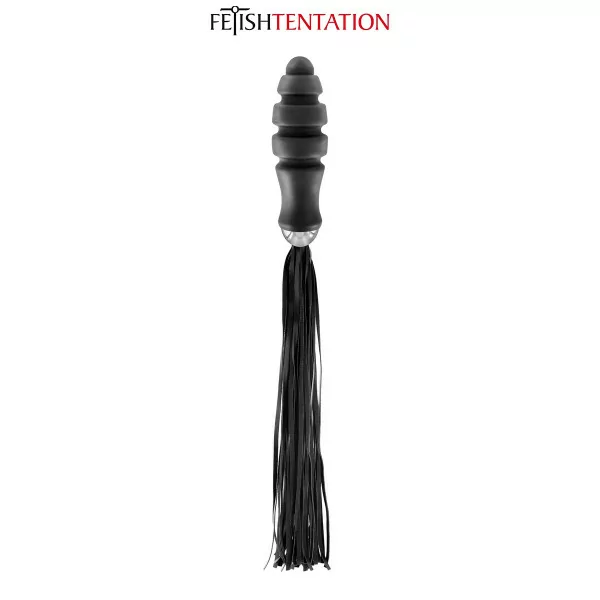 Flogger con mango de tapón ojival - Fetish Tentation (29,26 €) | Poppers Express