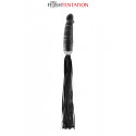 Leather whip with dildo handle