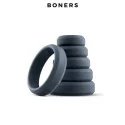 Set di 6 Cockring grandi in silicone di alta qualità