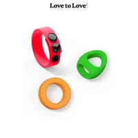 Kit Anillos Neón - 3 Anillos Estimulantes - Love to Love (24,64&nbsp;€) | Poppers Express