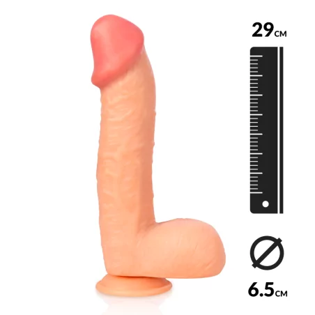 The Super - Gode XXL Réaliste 29 x 6,5 cm - Captain red (39,57&nbsp;€) | Poppers Express