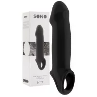 SONO 17 — Gaine d'Extension de Penis Noire (+ 3.5cm)