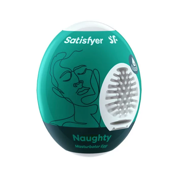 Satisfyer Egg Naughty - Masturbateur Auto-Lubrifié - Satisfyer (4,86 €) | Poppers Express