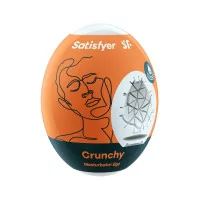Satisfyer Egg Crunchy - Masturbateur Auto-Lubrifié