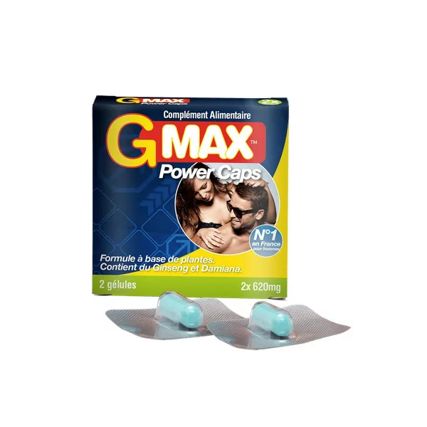 G-Max Power Caps Man (2 capsules) - G-MAX (€ 9,80) | Poppers Express