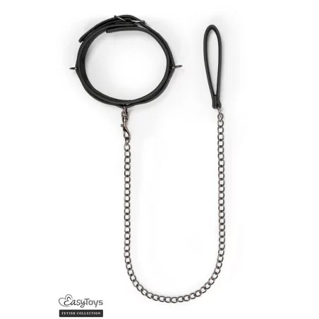 Collare e guinzaglio in metallo - Collezione Fetish - Easytoys Fetish Collection (54,00&nbsp;€) | Poppers Express