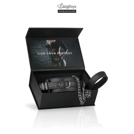 Collare e guinzaglio in metallo - Collezione Fetish - Easytoys Fetish Collection (54,00&nbsp;€) | Poppers Express