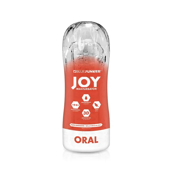 Masturbateur Sensation Sexe Oral - JOY - Blue Junker (18,90 €) | Poppers Express