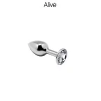 Plug anale in metallo con strass diamante S - Piacere anale - Alive (9,90&nbsp;€) | Poppers Express