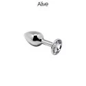 Plug Anal Métal Diamant Taille M - Anal Pleasure