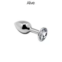 Plug anale in metallo diamantato taglia L - Piacere anale