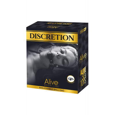 Black Discretion Gag - Alive