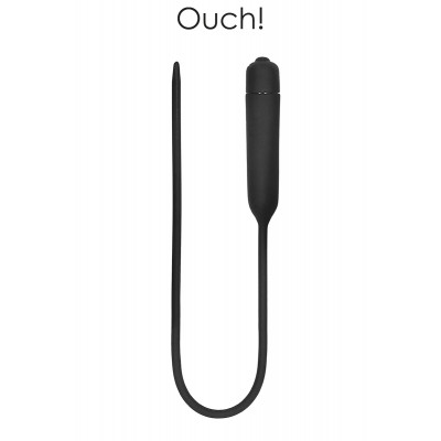 Extra long vibrating urethra plug - Ouch!