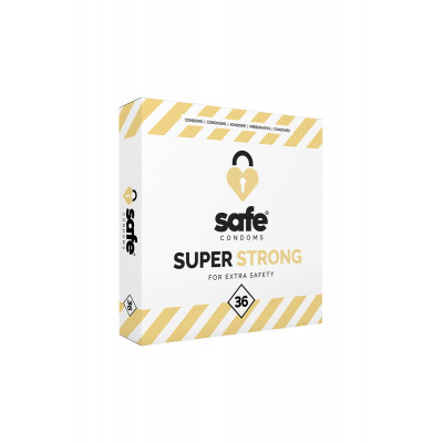 36 preservativos superfuertes seguros