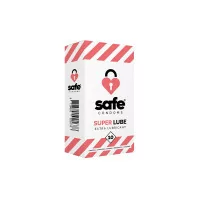 10 preservativos Safe Super Lube - Lubricación extra