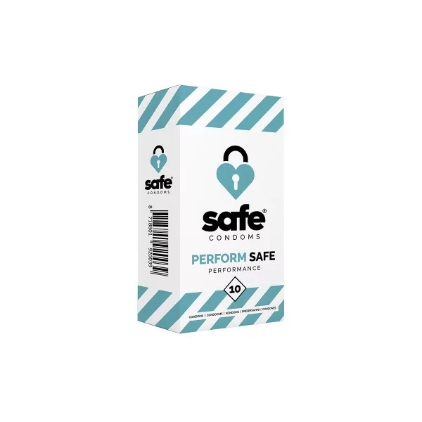 10 SAFE Performance Kondome - Verzögerungseffekt - Safe (9,90&nbsp;€) | Poppers Express