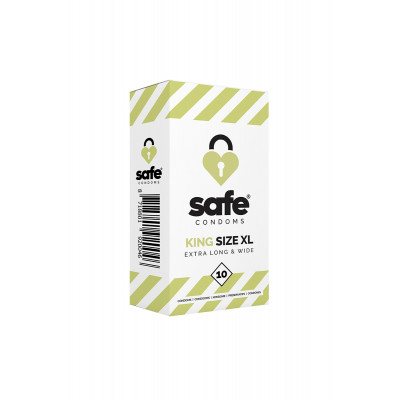 10 preservativos Safe King Size XL